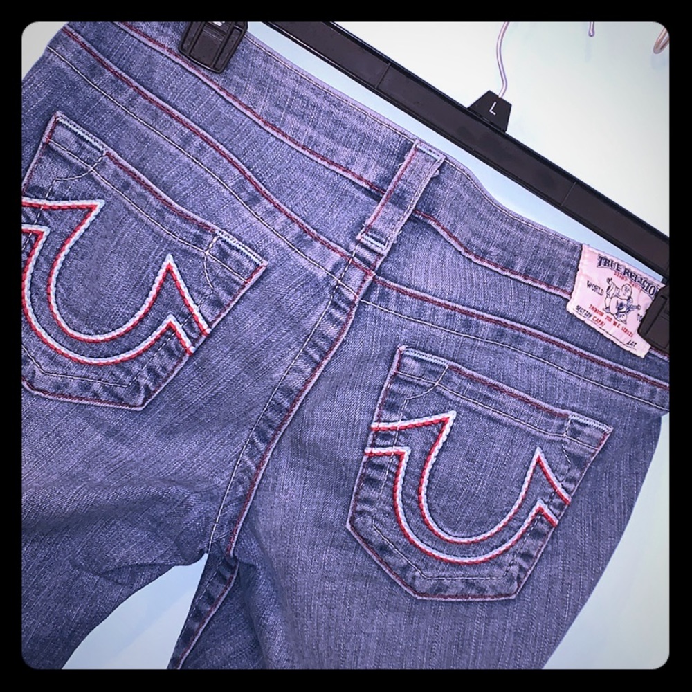 True Religion cropped jeans Size 29